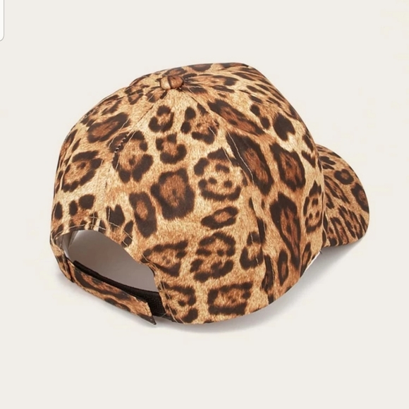 Leopard Print Baseball Cap - Picture 2 of 3